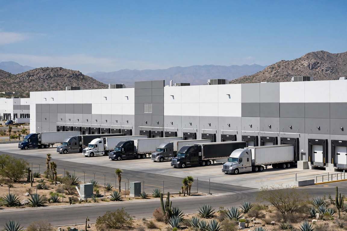 Operaciones de distribución moviendo carga por México