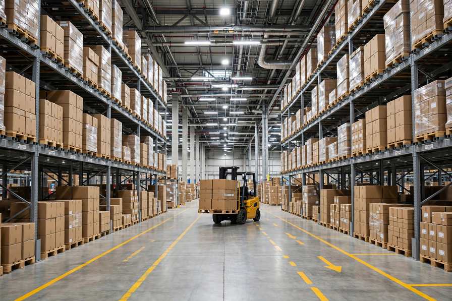 Interior de recinto fiscalizado en México